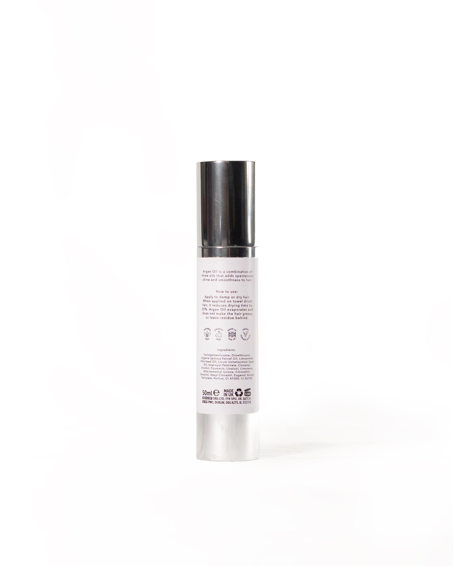 Argan Oil smoothing and conditioning hair oil by ROOTS London