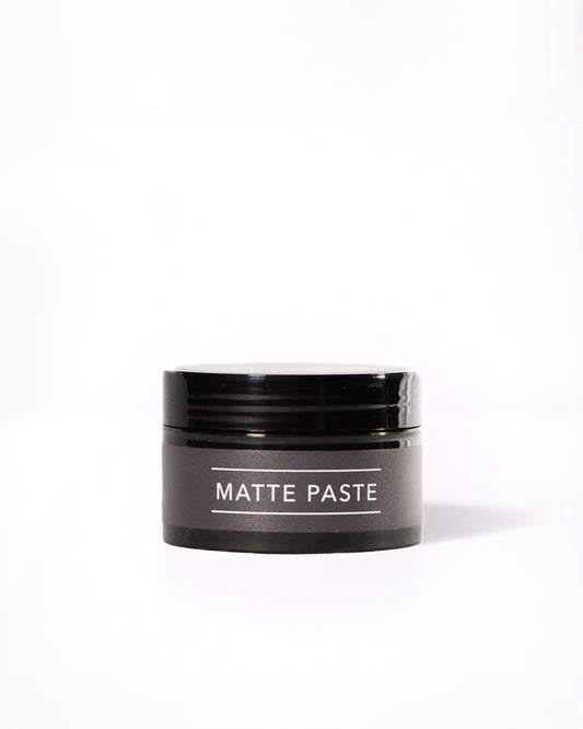 Matte Paste hair styling product by ROOTS London natural matte finish
