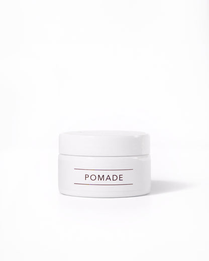 Pomade hair styling product by ROOTS London smooth finish