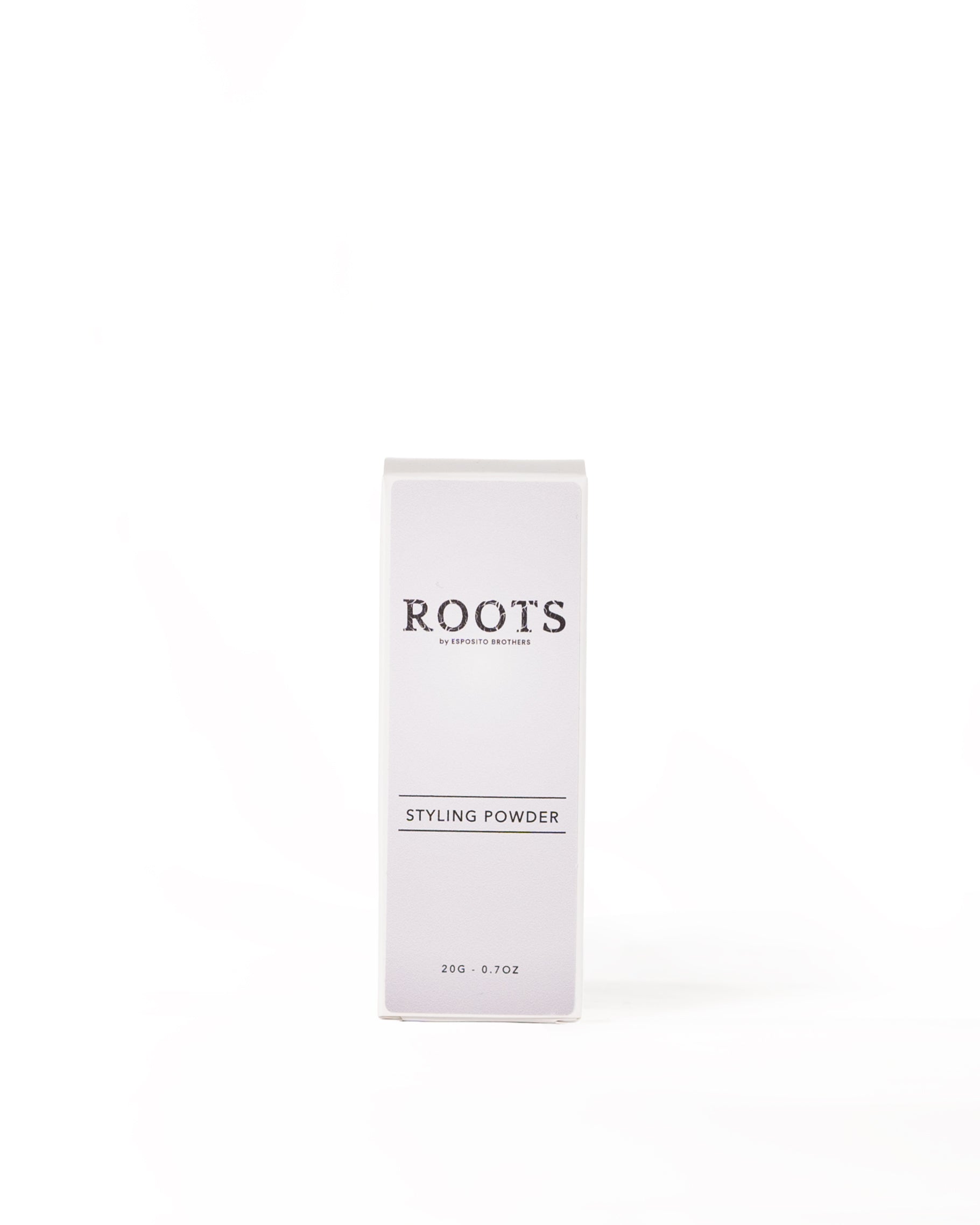 Styling Powder invisible finish and natural hold by ROOTS London