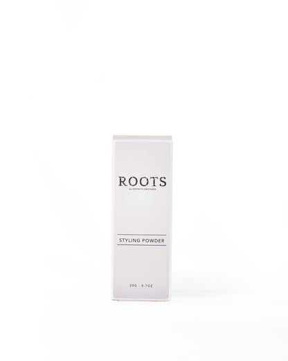 Styling Powder invisible finish and natural hold by ROOTS London